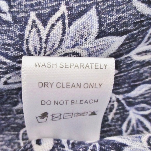 Francesca’s Collections | Emma Lee Blue Ruffled Floral Sleeveless Tank Top - Picture 8 of 8